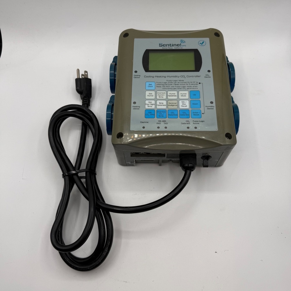 Sentinel GPS CHHC-4i Cooling Heating Humidity CO2 Controller Untested